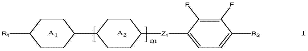 High-contrast liquid crystal composition and application thereof