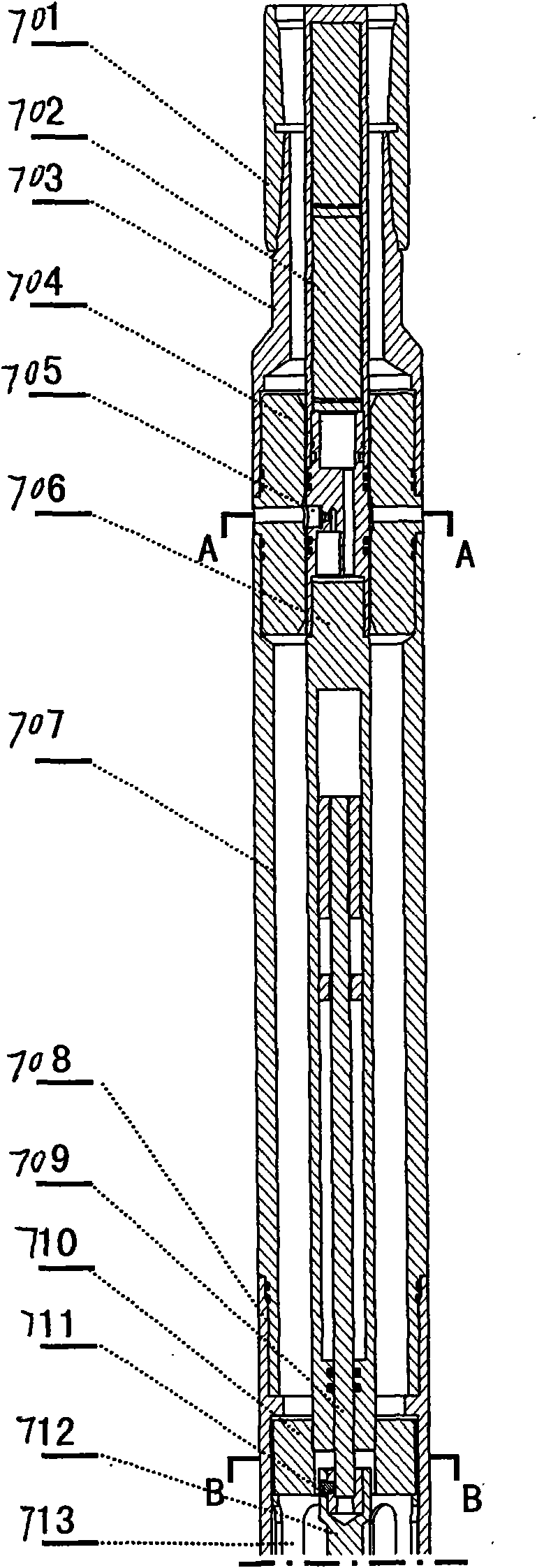Method for testing strata of horizontal well