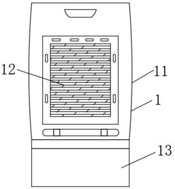 Environment-friendly intelligent air purification device with automatic cleaning structure