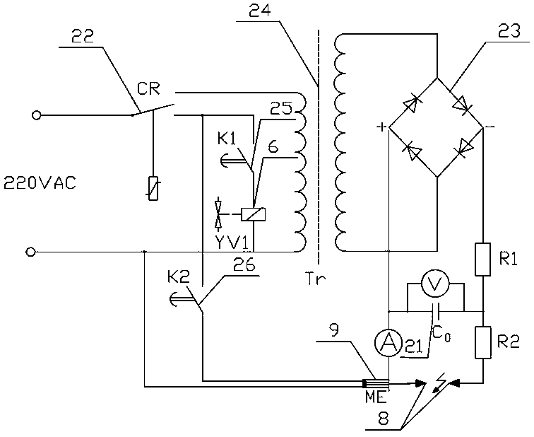 Experimental device and method for measuring combustion and explosion characteristics of dust cloud