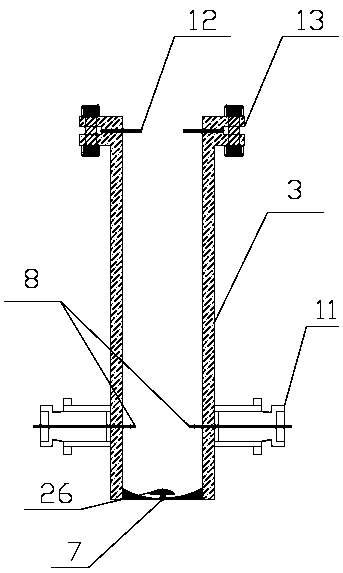 Experimental device and method for measuring combustion and explosion characteristics of dust cloud