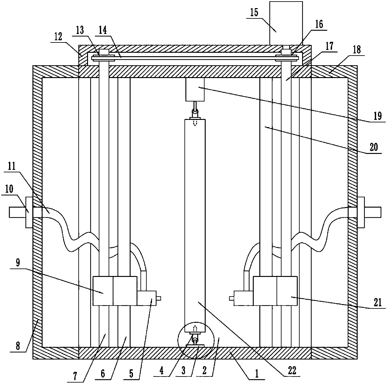 Surface spraying device for composite door manufacturing
