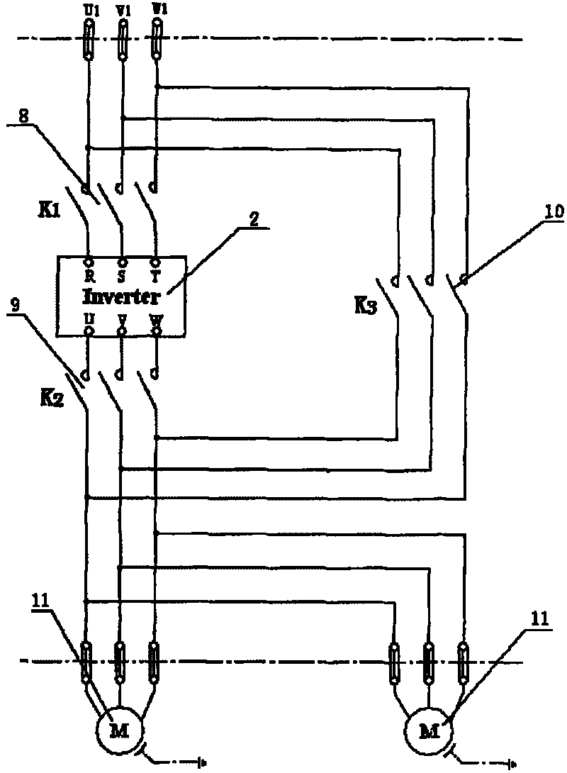 Mine single lane tunneling aeration machine integrated control system