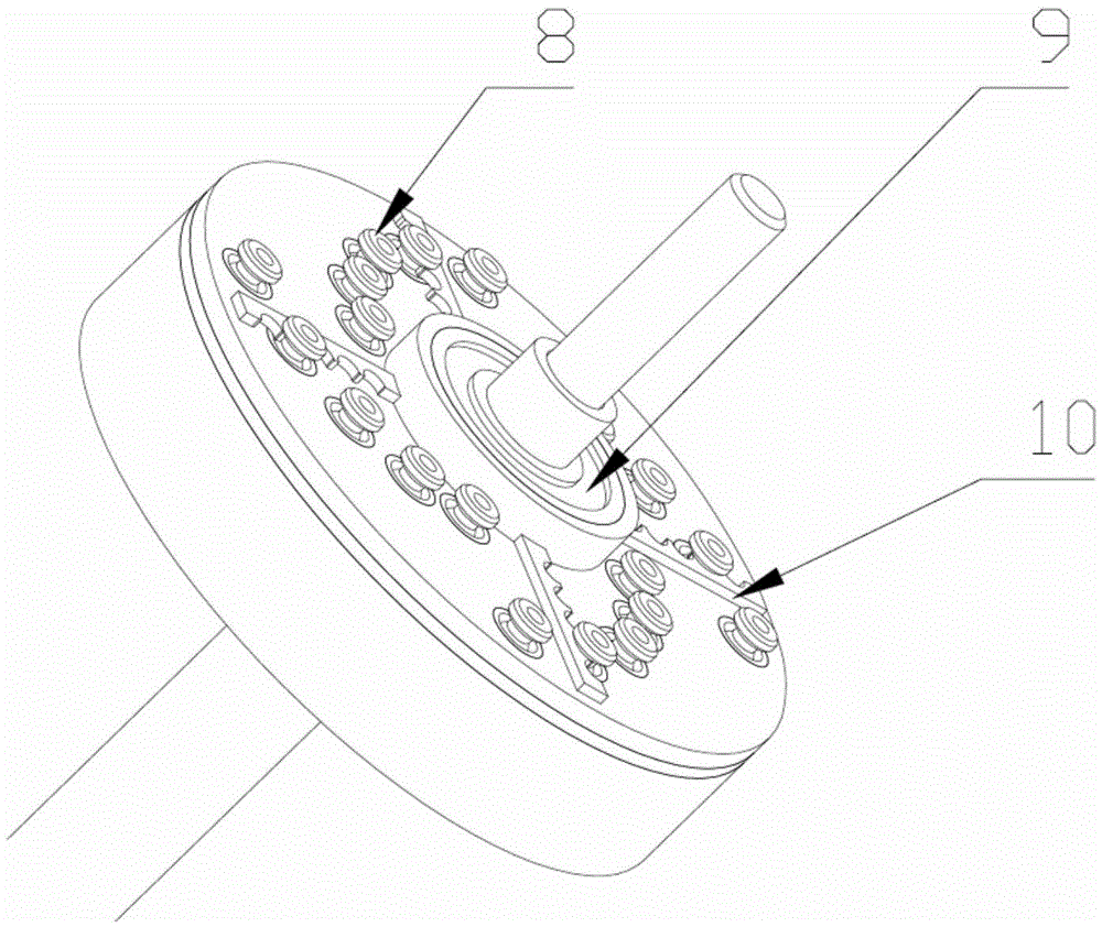 A hybrid drive type shape memory alloy linear drive device