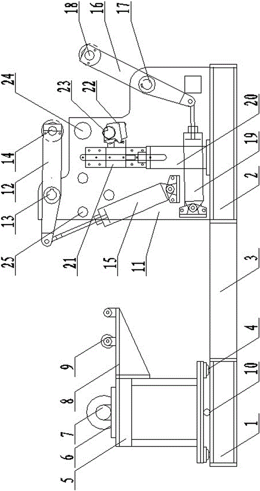 Plane coiling multi-knife slitting machine