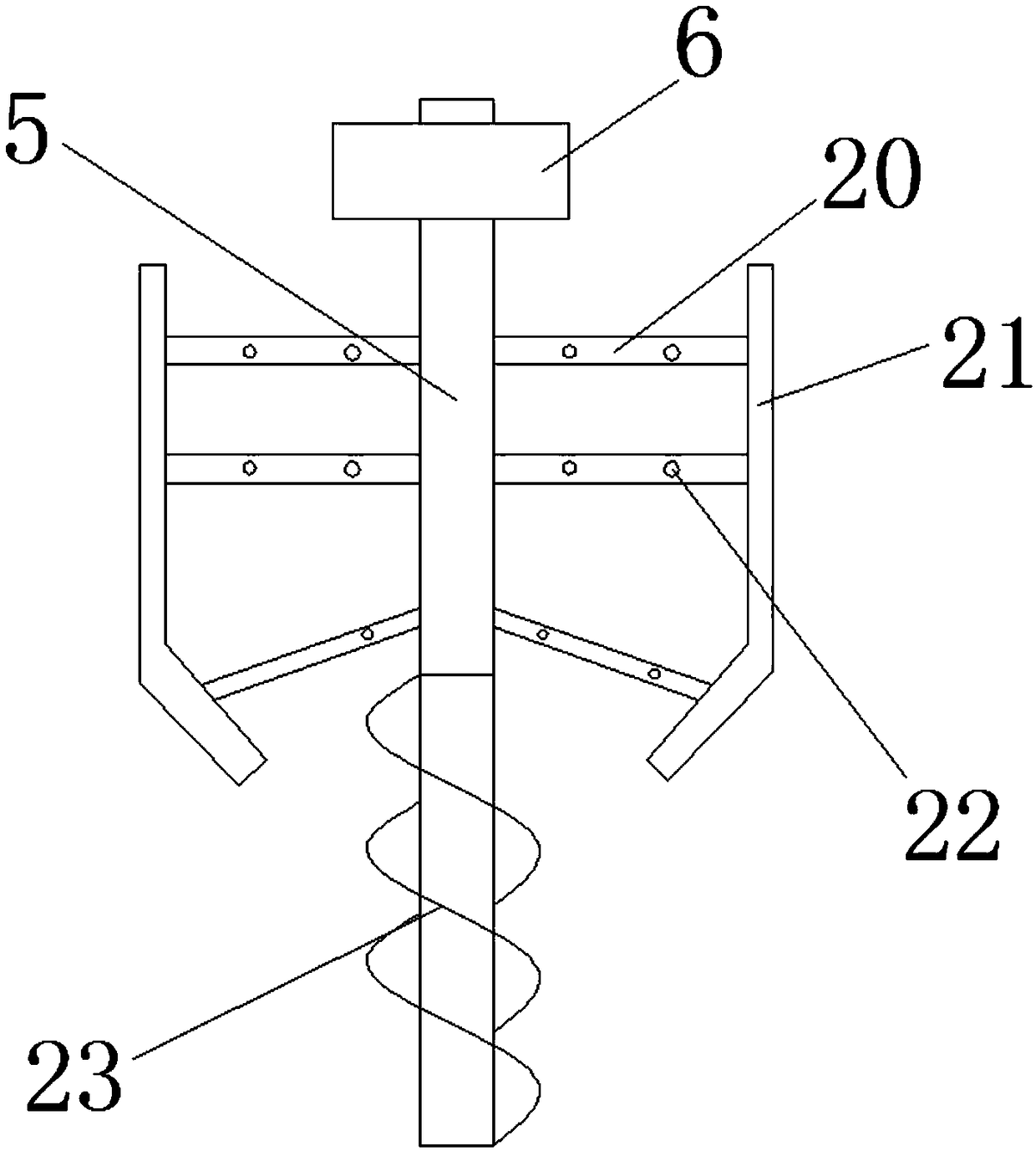 Wastewater sludge recovery treatment device