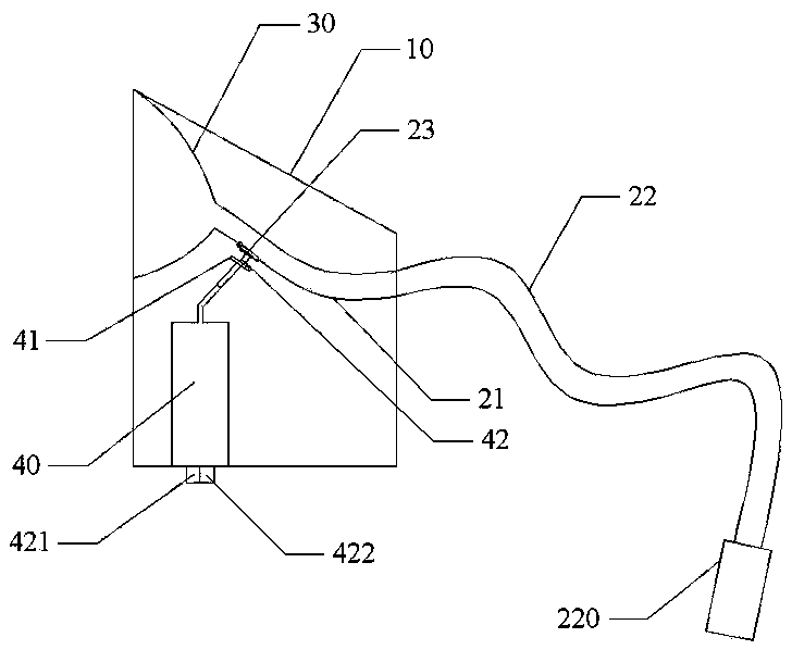 Humidification oxygen inhalation device