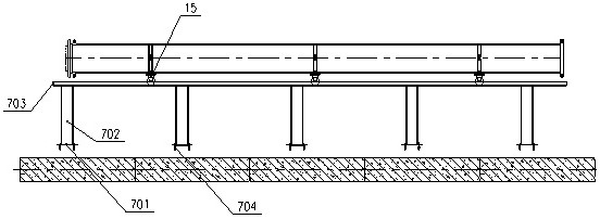Slurry pipe extension system and construction method thereof