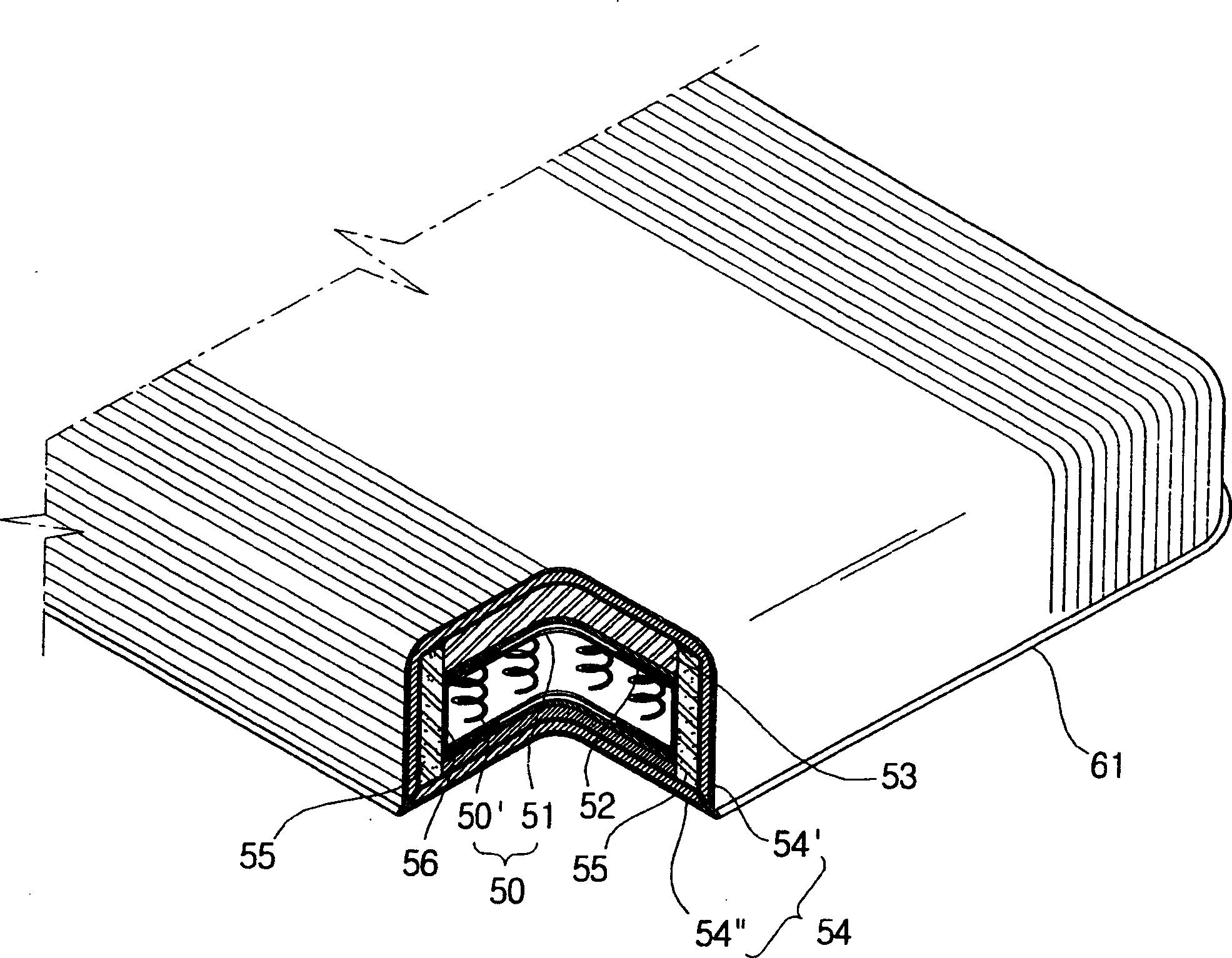 Mattress and making method