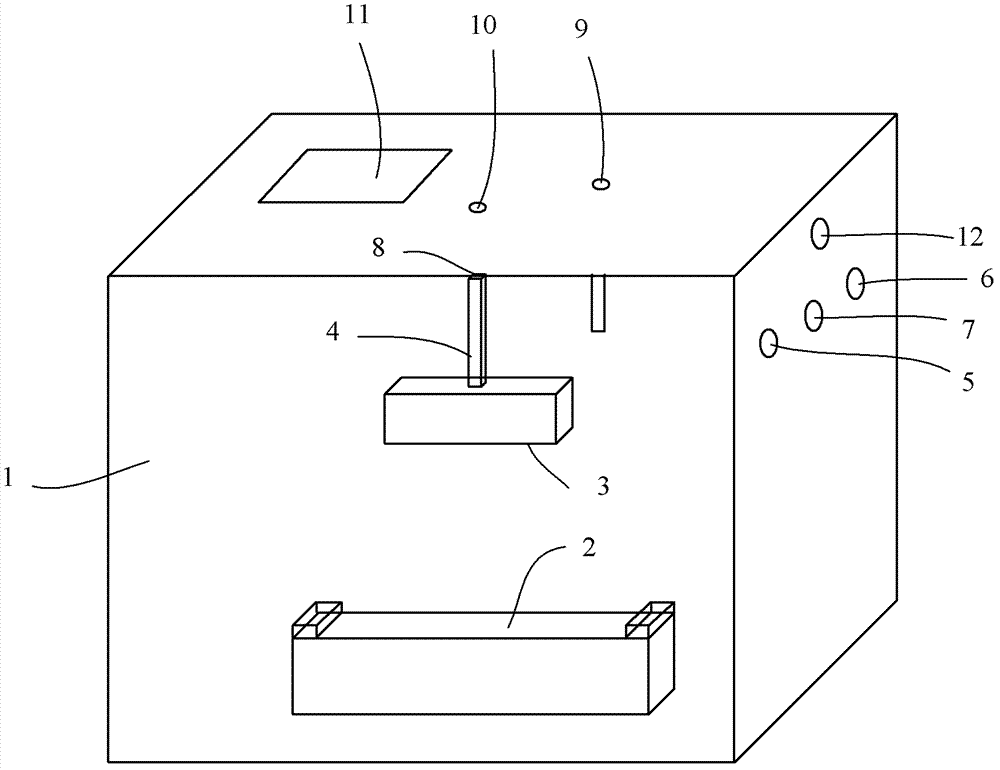 Device and method for determining surface tenacity of material