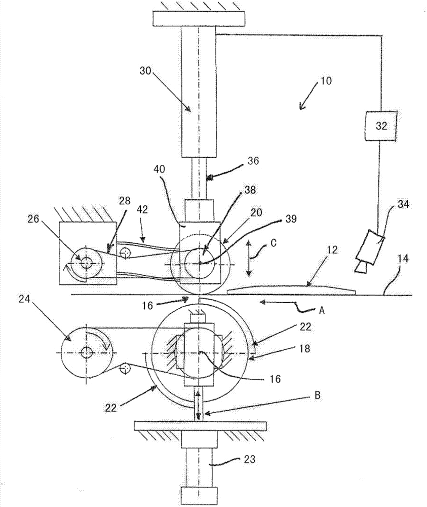 Apparatus and method for treating products