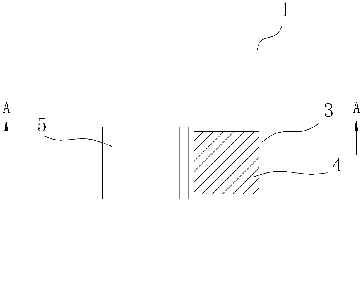 Embedded random texture anti-counterfeiting mark structure and manufacturing method