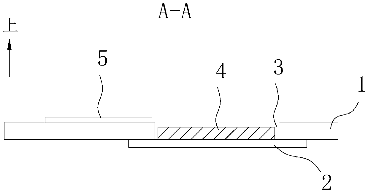 Embedded random texture anti-counterfeiting mark structure and manufacturing method