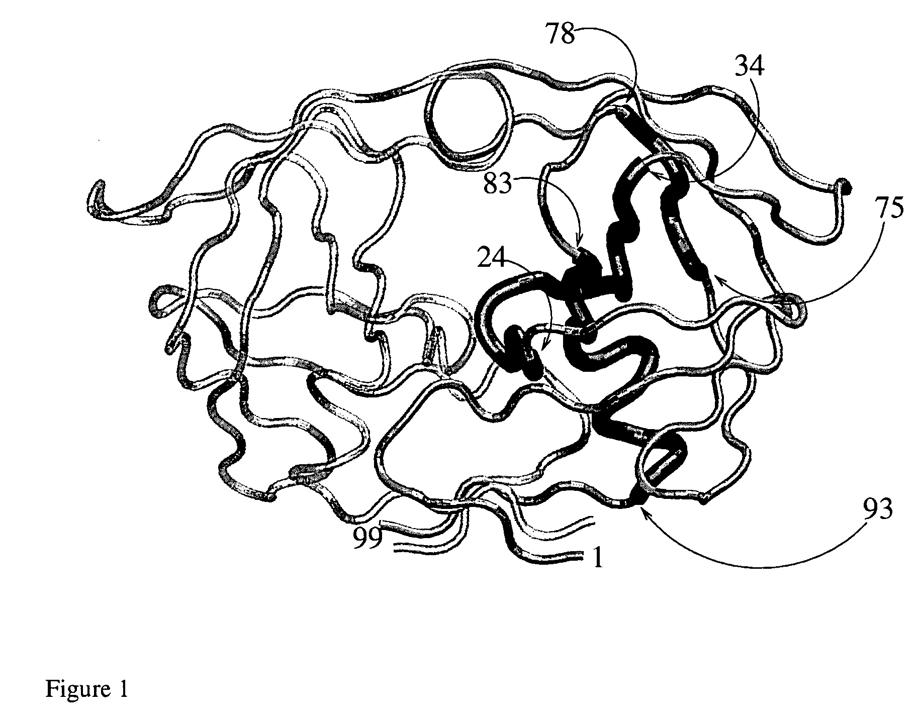 Inhibitor of the folding of the HIV-1-protease as antiviral agent