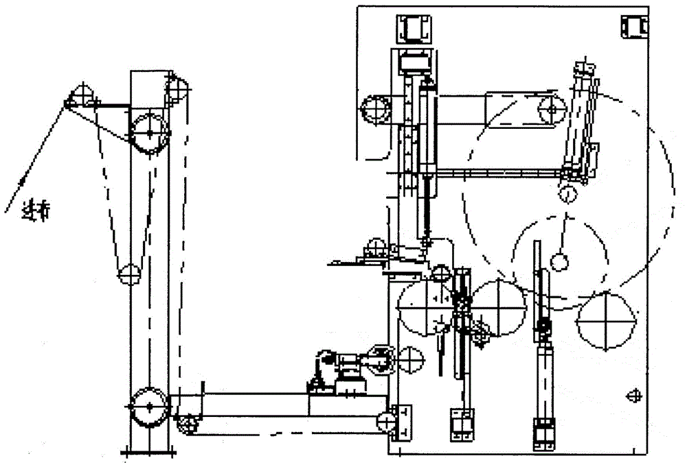 A wet winding machine suitable for spunlace nonwoven cotton cotton production line