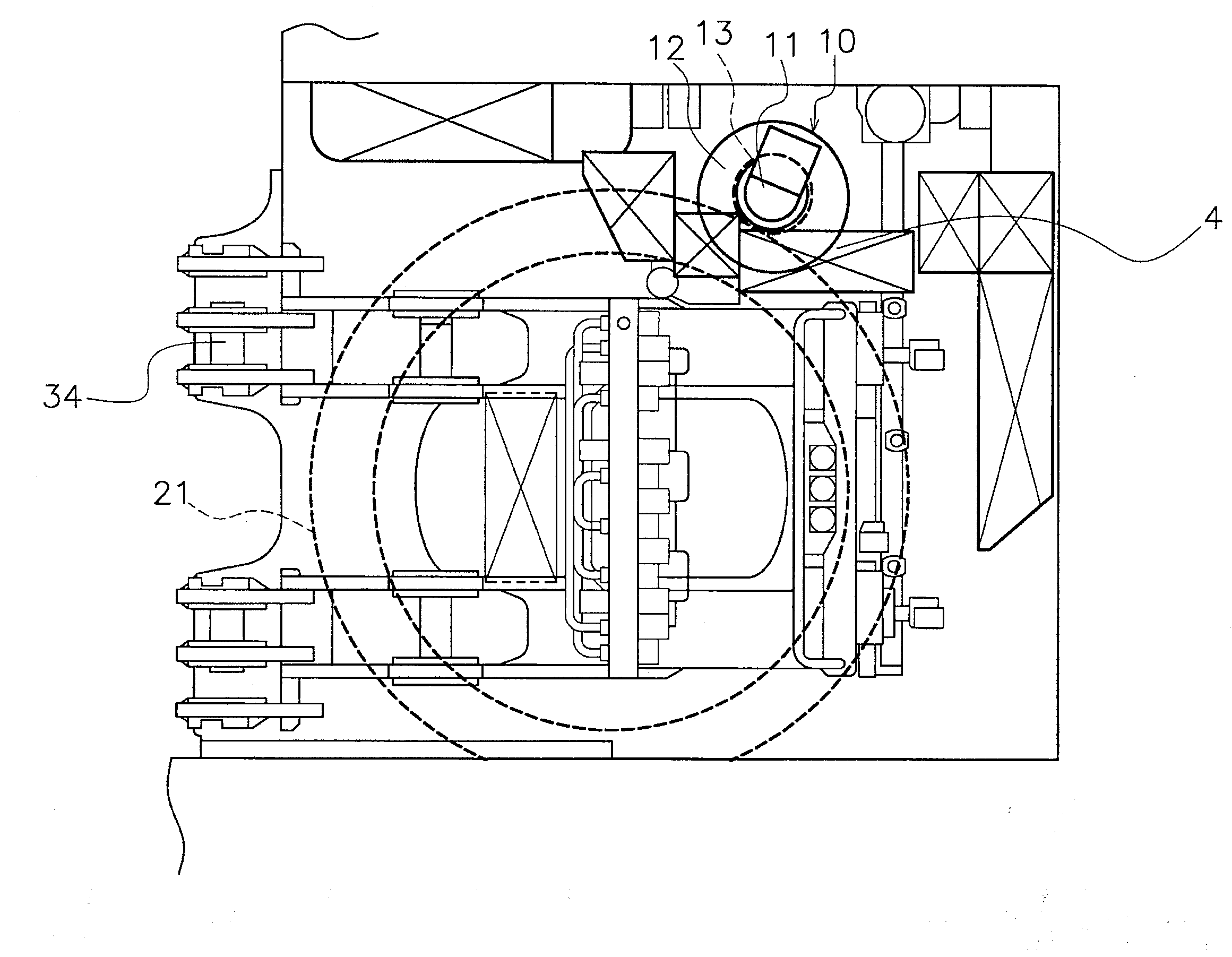 Revolving apparatus for work vehicle