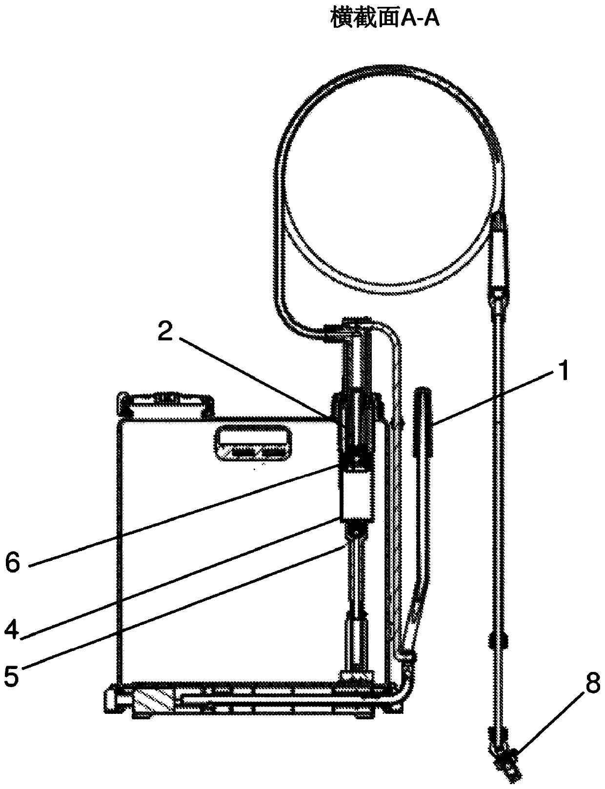 Liquid dosing device capable of being attached to hand sprayers with a piston pump system