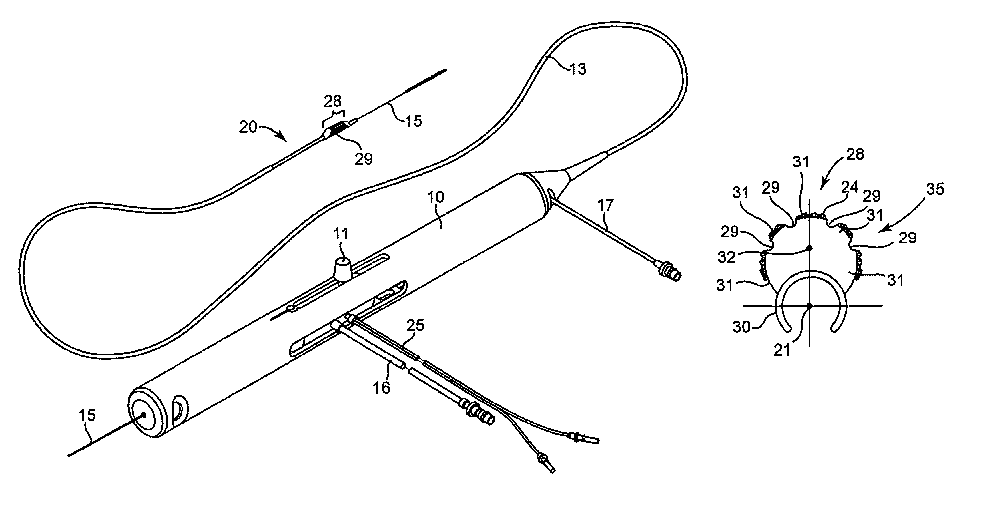 Rotational atherectomy device and method to improve abrading efficiency