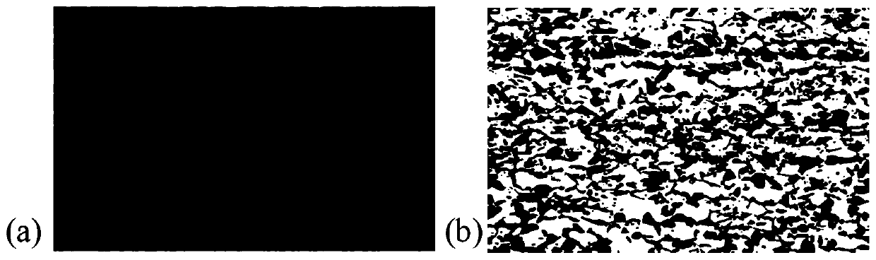 Method for electromagnetic non-destructive detection of microstructure of dual-phase steel