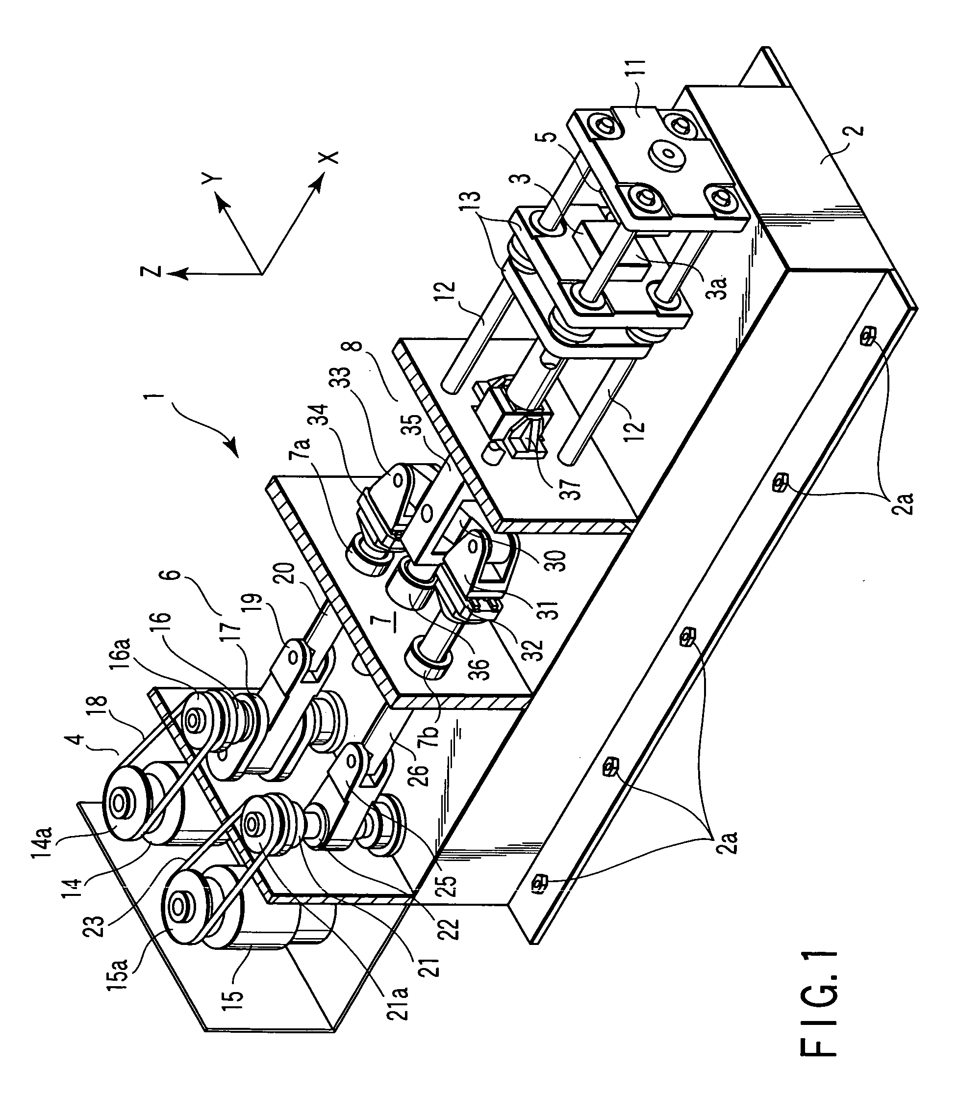 Press mechanism, clamp mechanism, and molding machine using this clamp mechanism