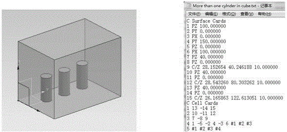 Conversion algorithm from CAD model to MCNP geometric model based on STEP text