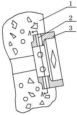 A method of improving the service life of the mud cannon nozzle of the blast furnace front equipment