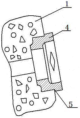 A method of improving the service life of the mud cannon nozzle of the blast furnace front equipment