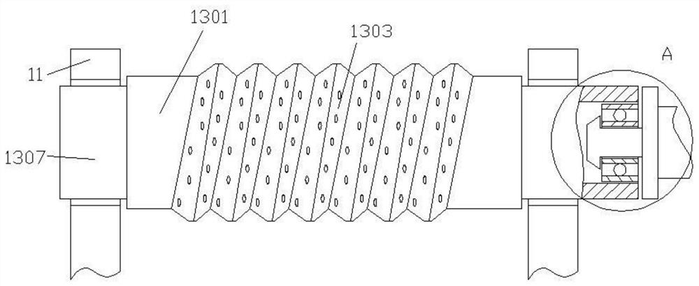 Flour forming and spin-drying device