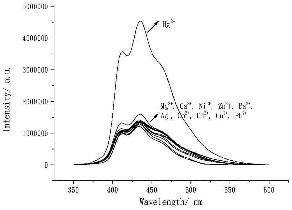 Preparation method and application of fluorescent probe