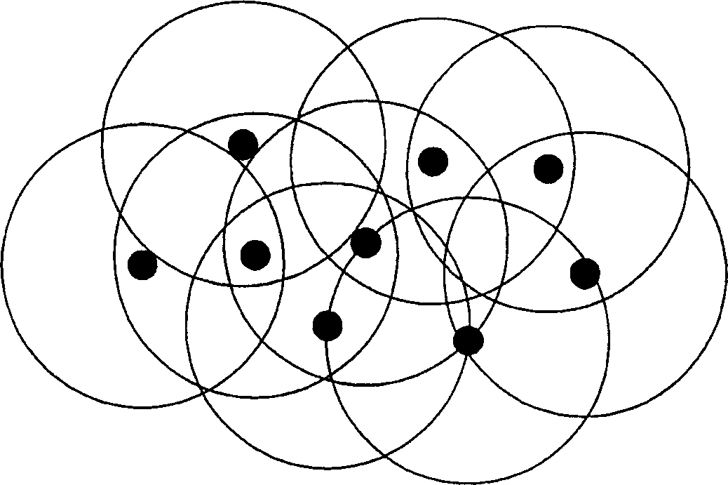 Energy saving system and its method in distribution type radio individual area network