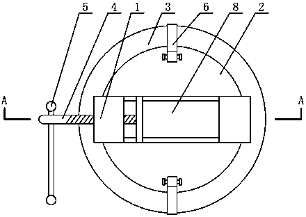 Fixator for metal impact specimen