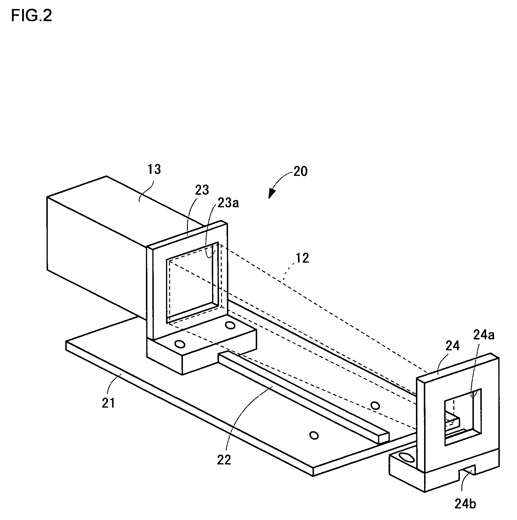 Rod integrator holder and projection type video display