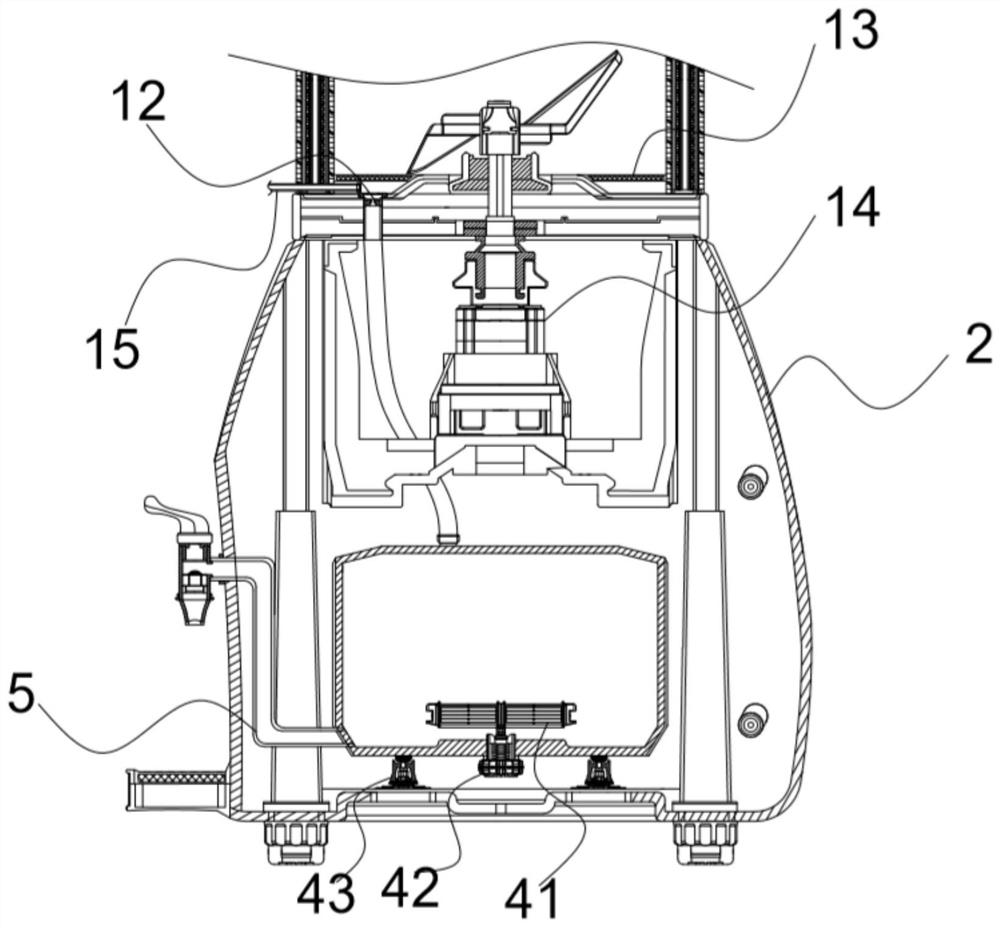 Juicer with telescopic juicing cavity