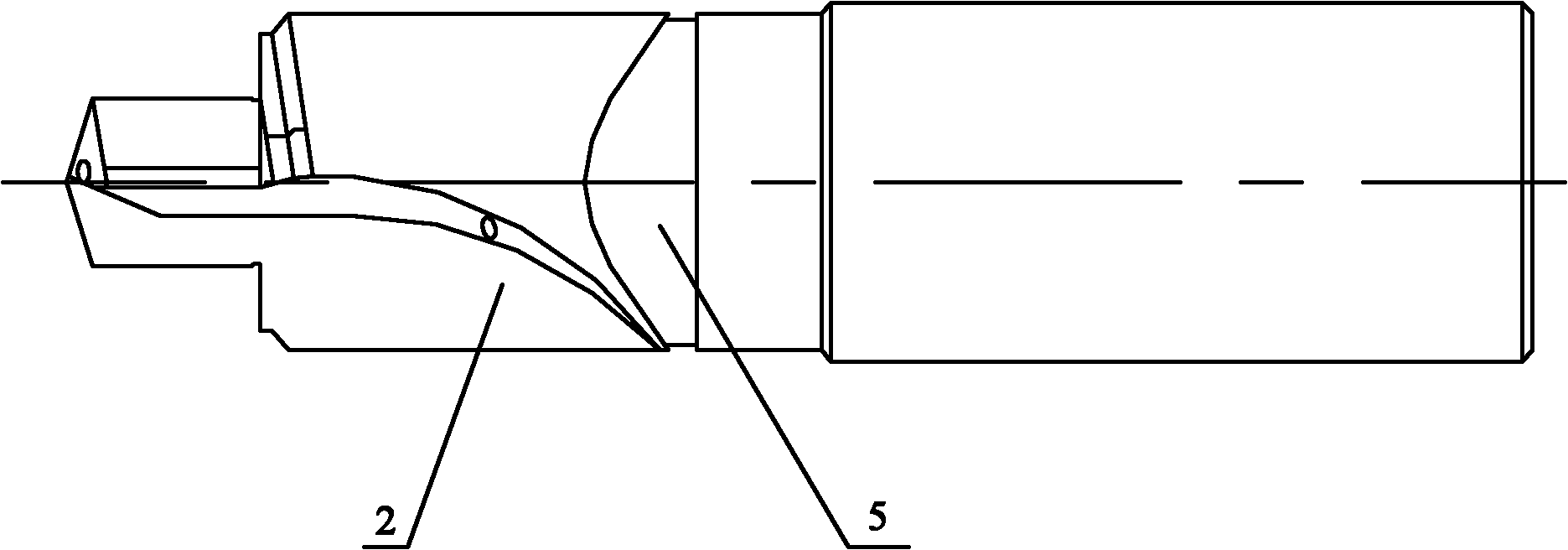 Method for welding double-metal drill reamer