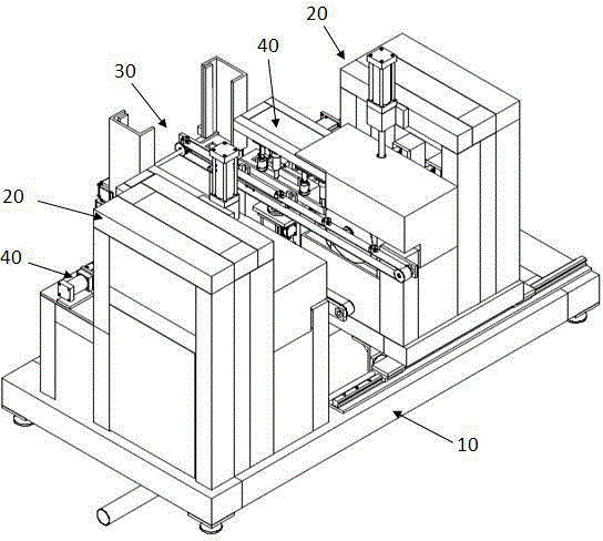 Cutting-off and perforating machine