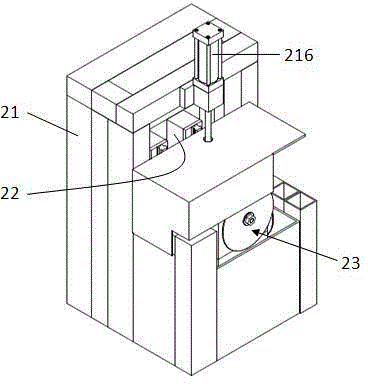 Cutting-off and perforating machine