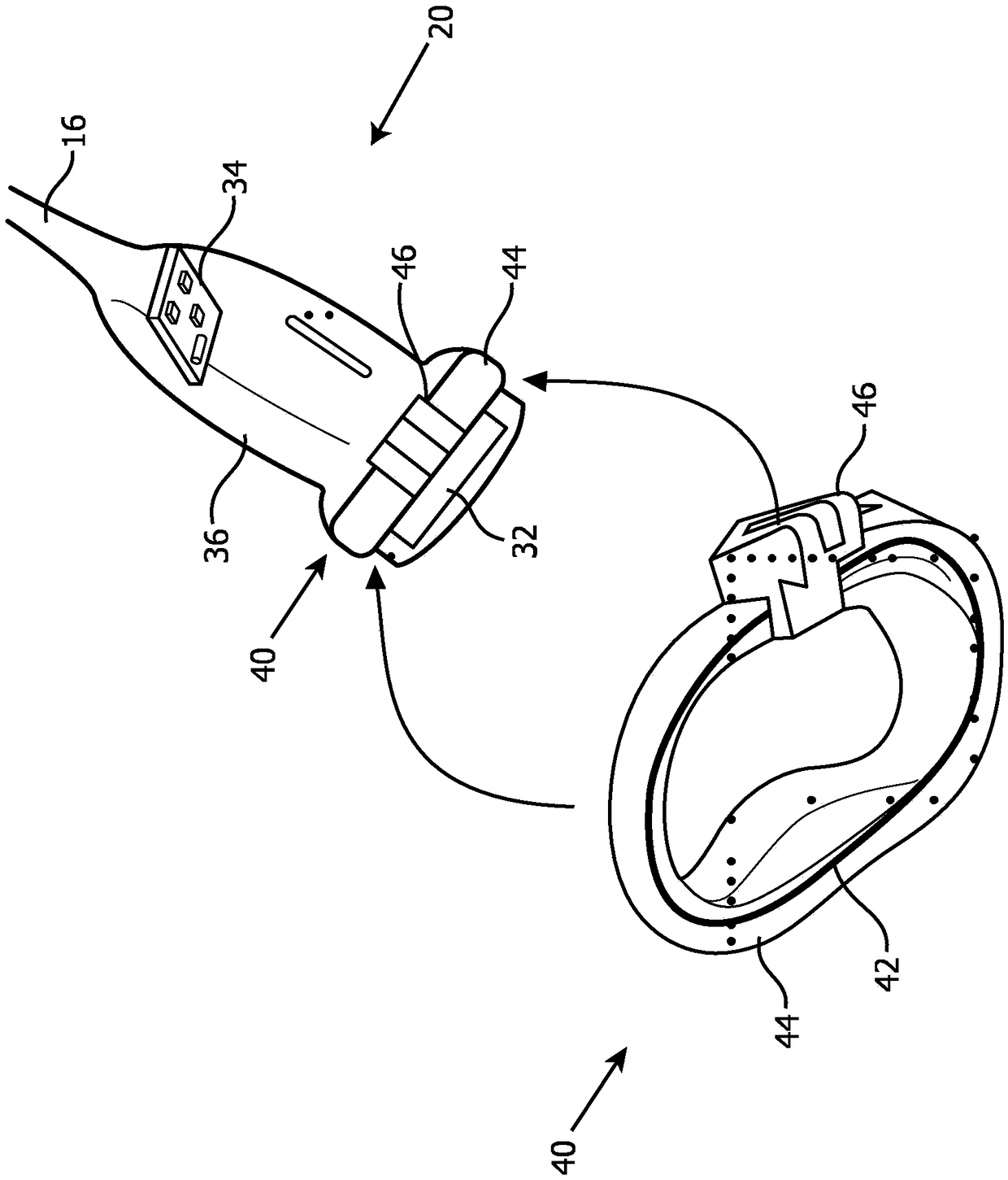 Real time dosimetry of ultrasound imaging probe