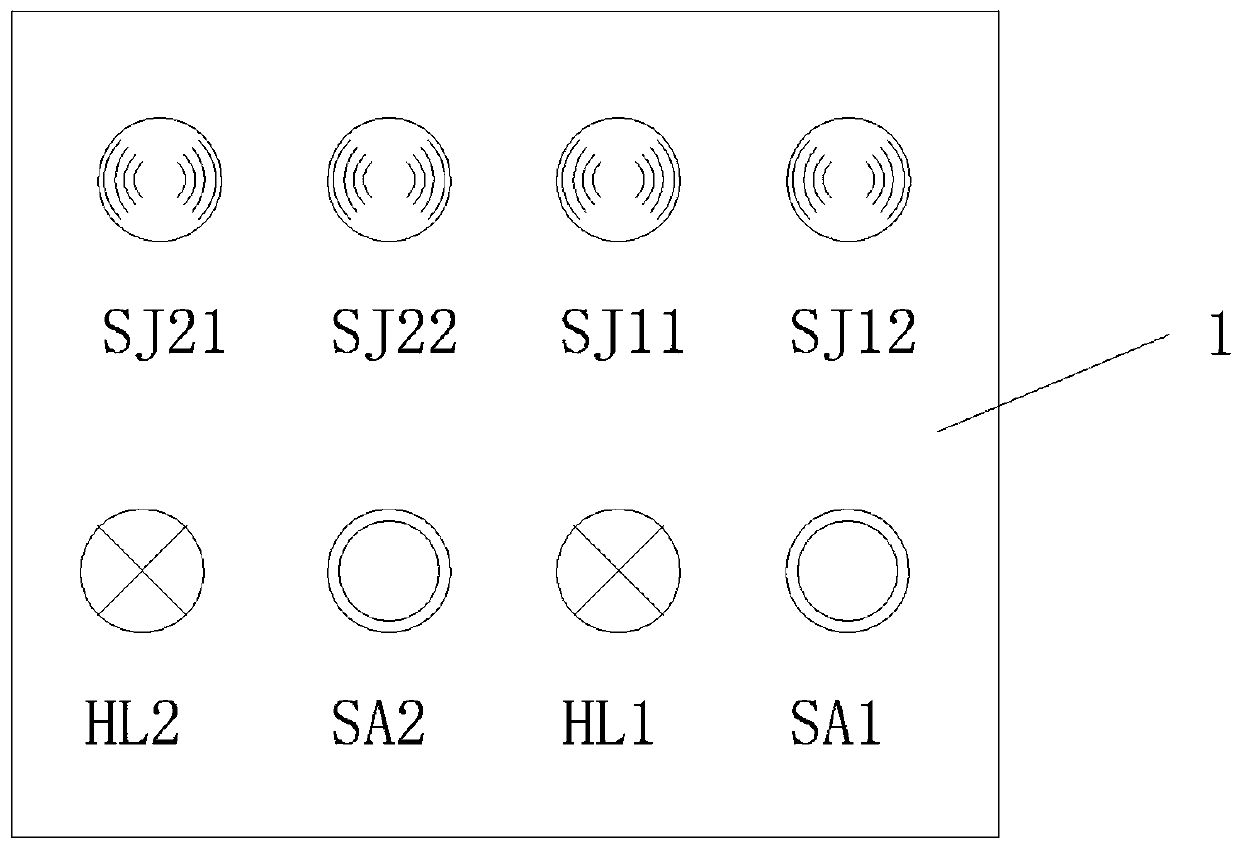 Power supply abnormity alarming device of double-circuit power supply system