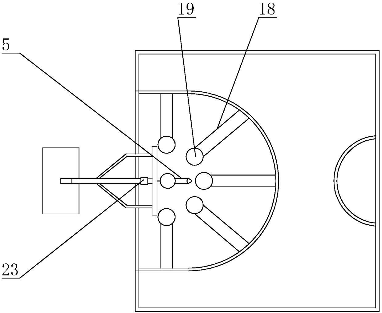 A basketball shooting training device