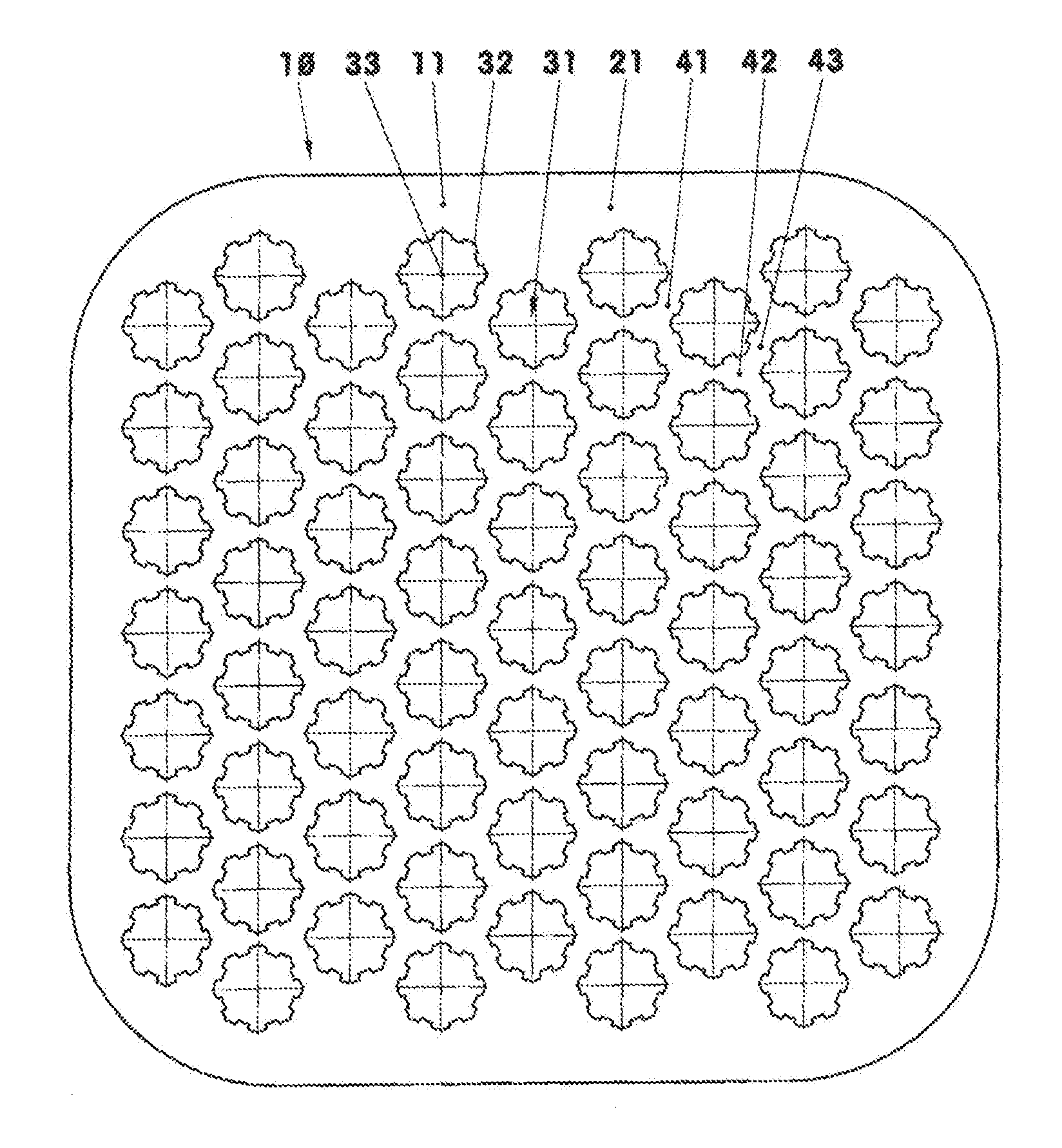 Microneedle system and method for the production thereof