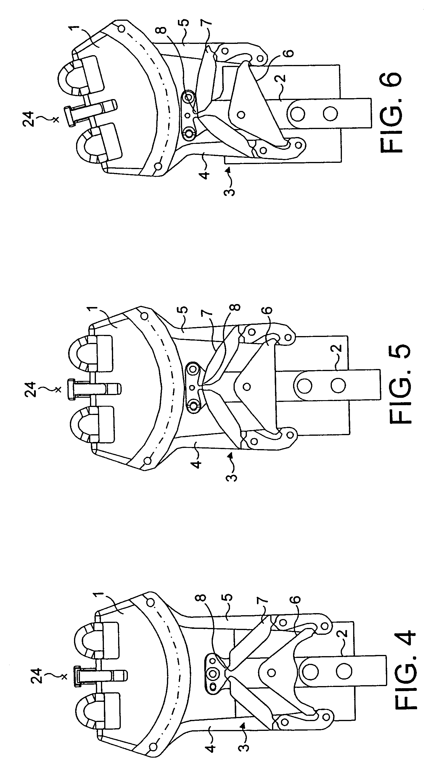 Linkage mechanism providing a virtual pivot axis for hair removal apparatus with pivotal head