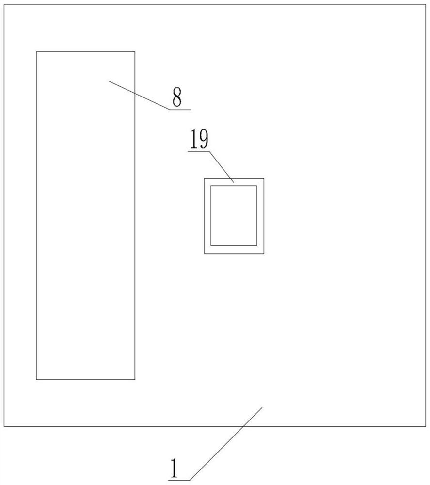 Bridge floor self-seepage and drainage device for road and bridge construction