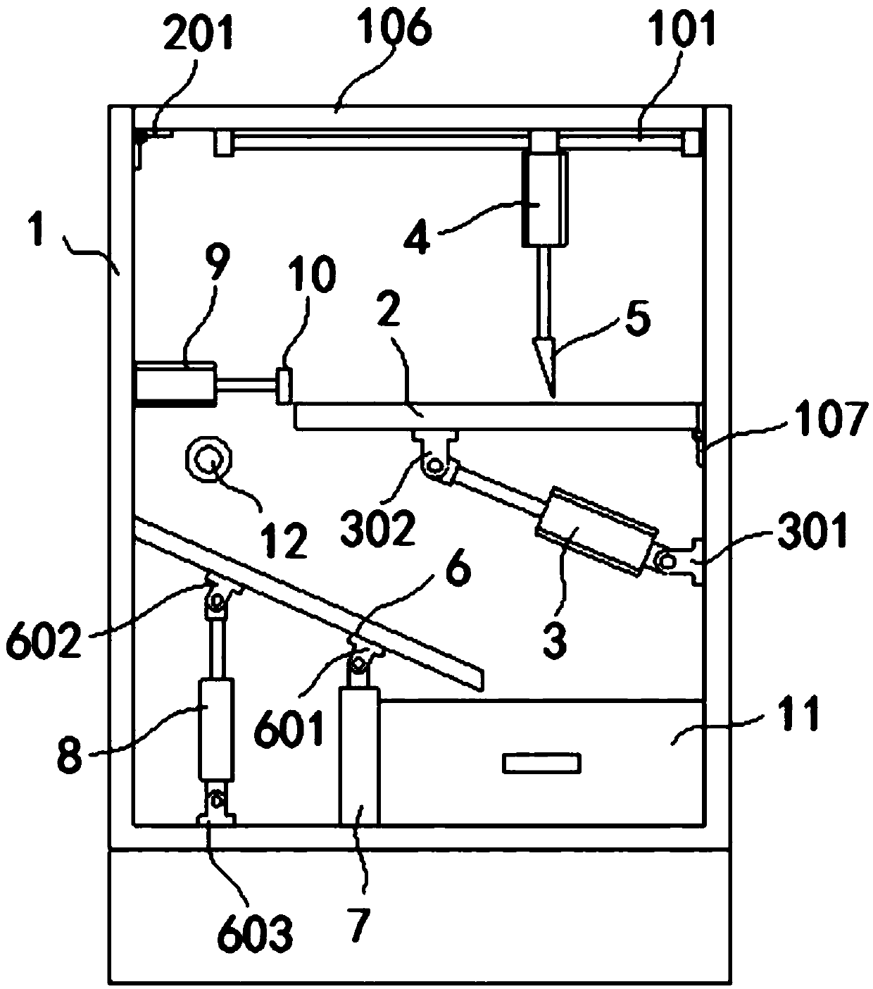 Waste removing device