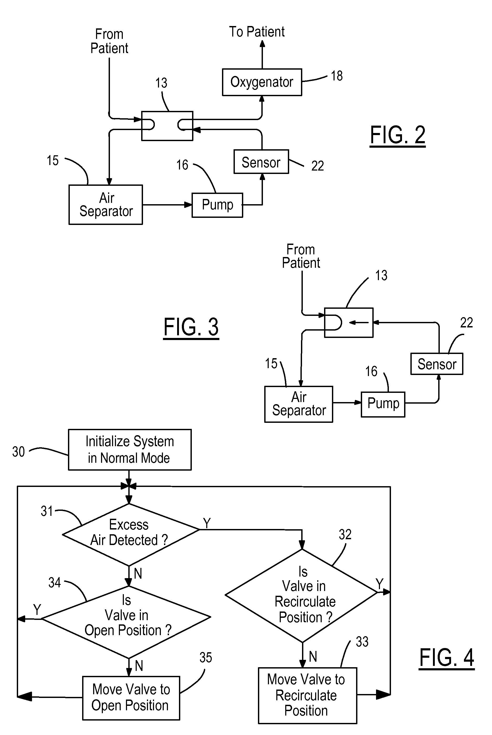 System and method of air embolism detection and diversion