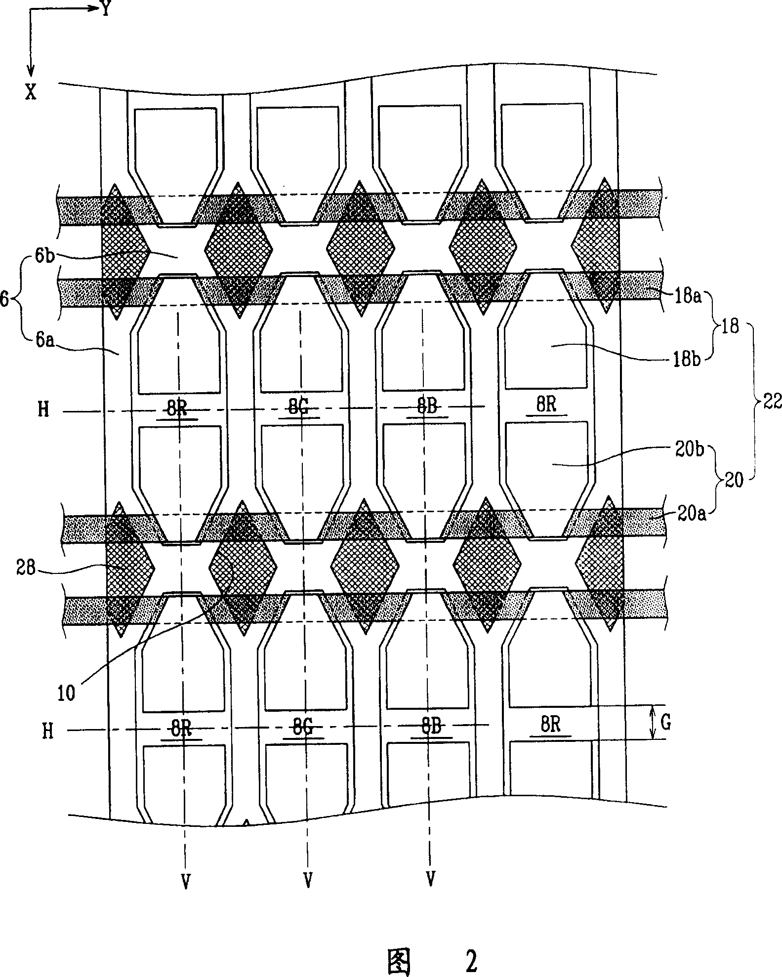 Plasma display screen