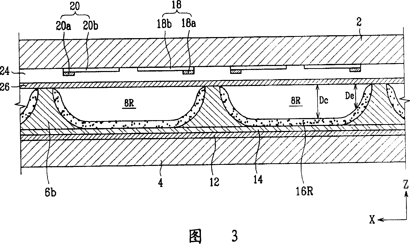 Plasma display screen