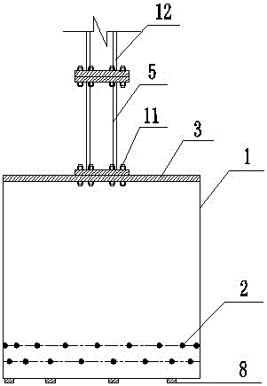 Quick cleaning device for boulders in cast-in-place pile and construction process thereof