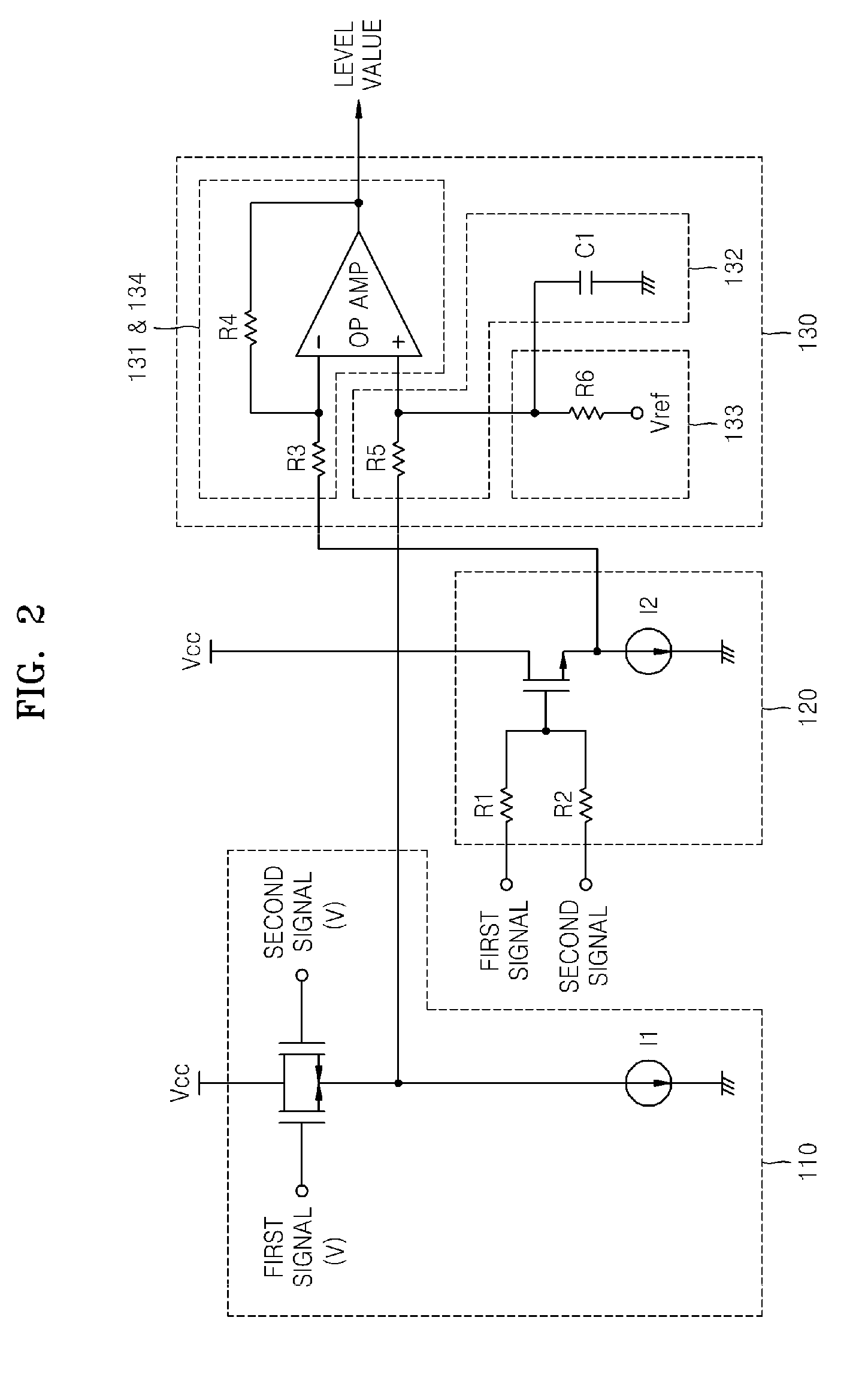 Input signal level detection apparatus and method