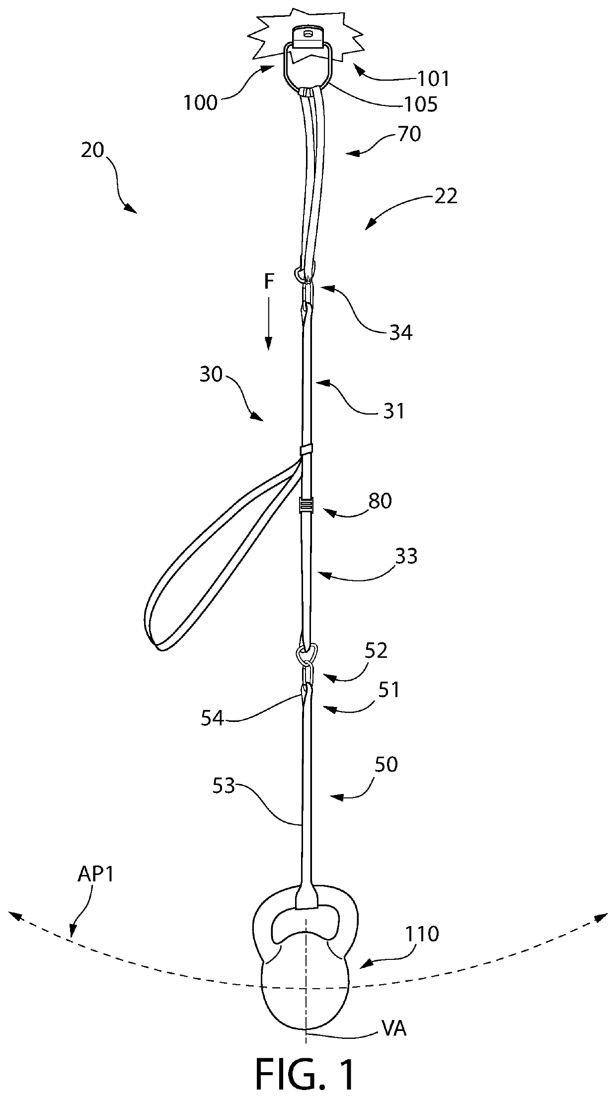 Adjustable exercise suspension system and related methods
