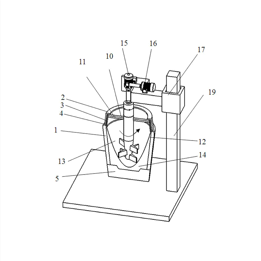 Device and method for preparing large-size homogeneous steel ingot by stirring with self-consuming stirrer